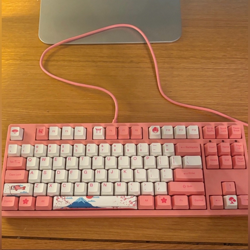 Sakura Pink Mechanical Keyboard Akko
